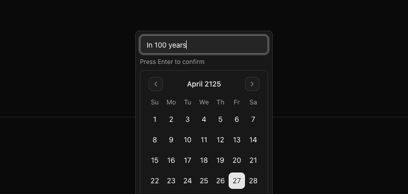A Good Date Picker